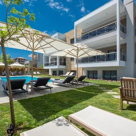 Sea Wind Luxury Apartments With Pool Kassandra Halkidikι Nea Fokea Exterior photo